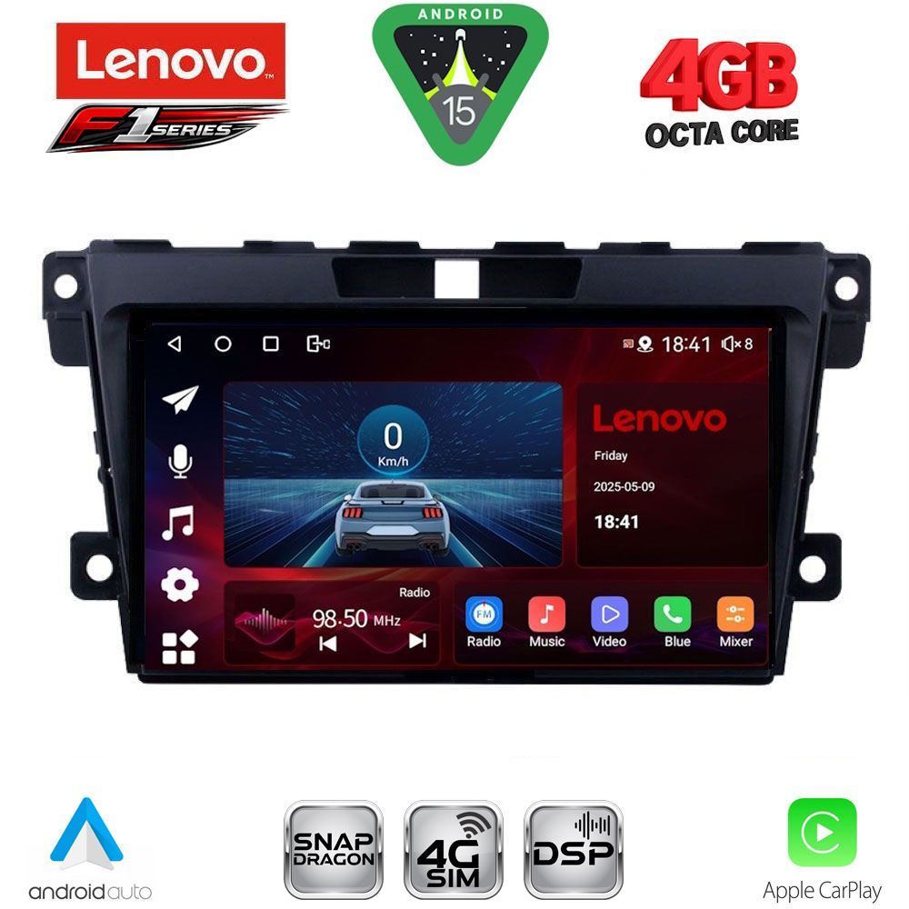 LENOVO SSQ 9389_CPA (9inc) MULTIMEDIA TABLET for MAZDA CX7  mod. 2006-2012