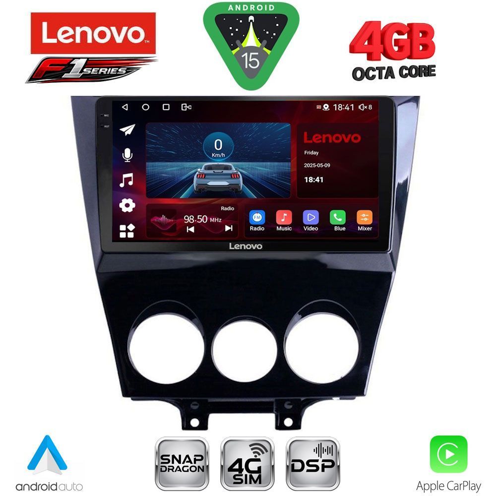 LENOVO SSQ 9395_CPA (9inc) MULTIMEDIA TABLET for MAZDA RX8 mod. 2008-2014