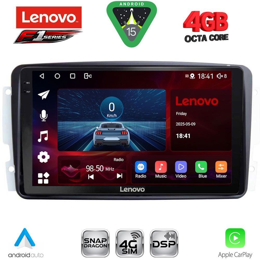 LENOVO SSQ 9401_CPA (9inc) MULTIMEDIA TABLET for MERCEDES CLK (W209) mod. 2000-2004
