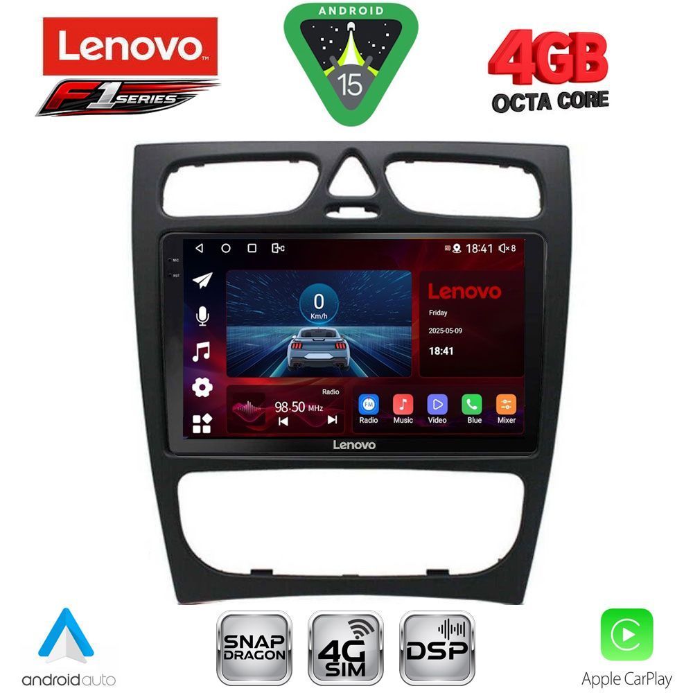 LENOVO SSQ 9402_CPA (9inc) MULTIMEDIA TABLET for MERCEDES C (W203) mod. 1999-2004