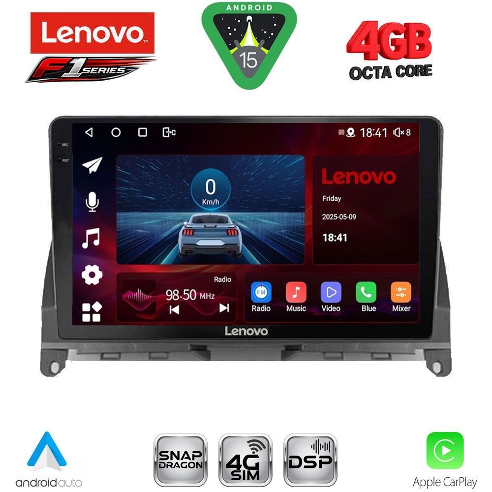 LENOVO SSQ 9405_CPA (9inc) MULTIMEDIA TABLET for MERCEDES C (W204) mod. 2007-2011