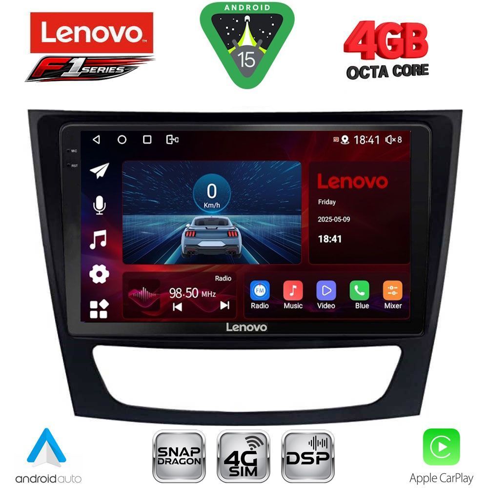 LENOVO SSQ 9408_CPA (9inc) MULTIMEDIA TABLET for MERCEDES E (W211) – CLS (W219) mod. 2003-2009