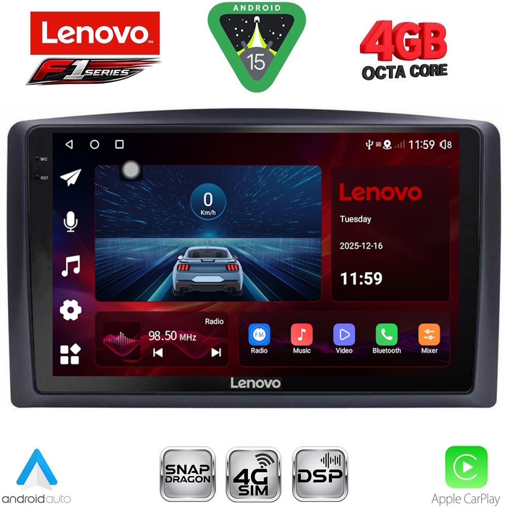 LENOVO SSQ 9421_CPA (10inc) MULTIMEDIA TABLET for MERCEDES VITO – VIANO (W447) mod. 2015-2022