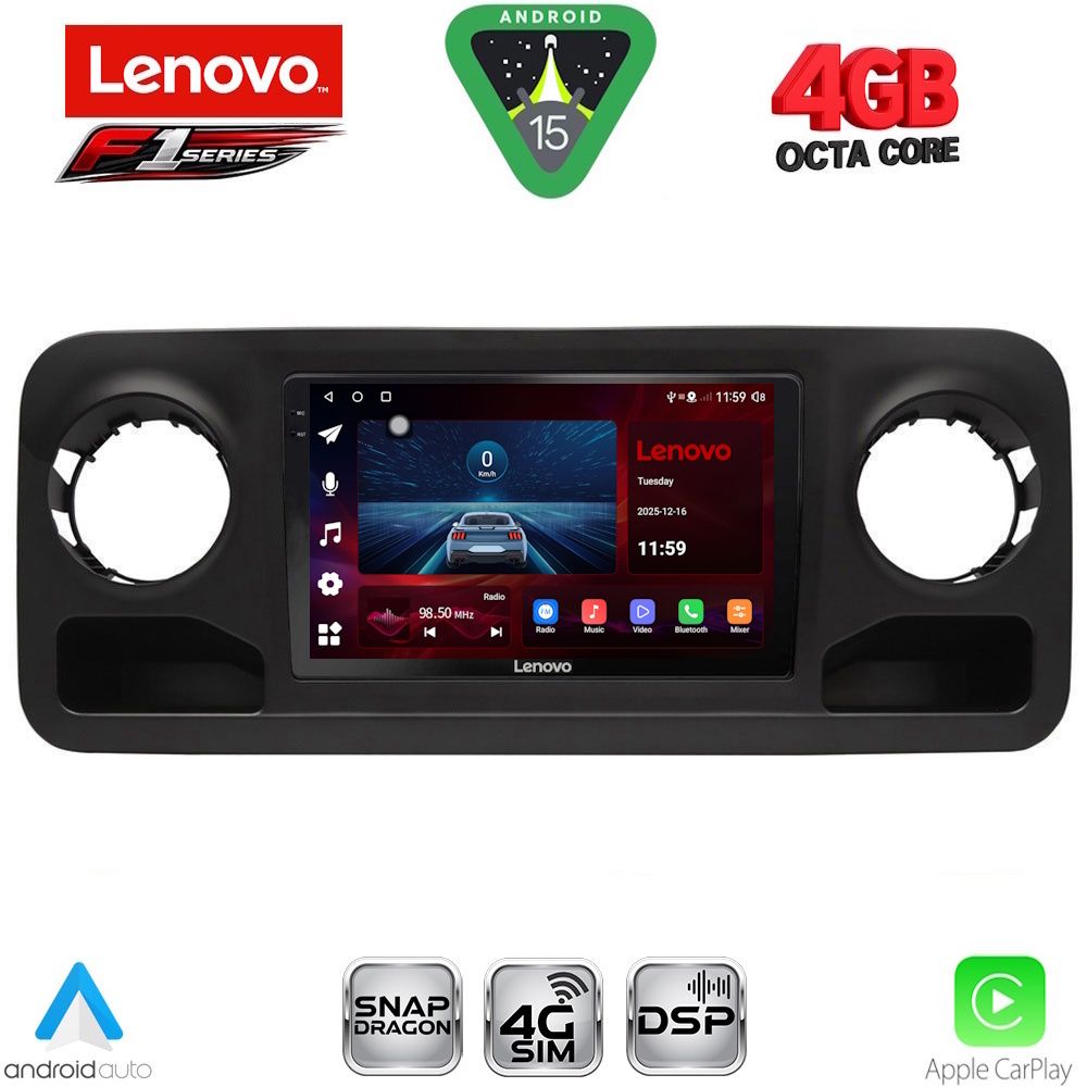 LENOVO SSQ 9424_CPA (10inc) MULTIMEDIA TABLET for MERCEDES SPRINTER mod. 2018-2026