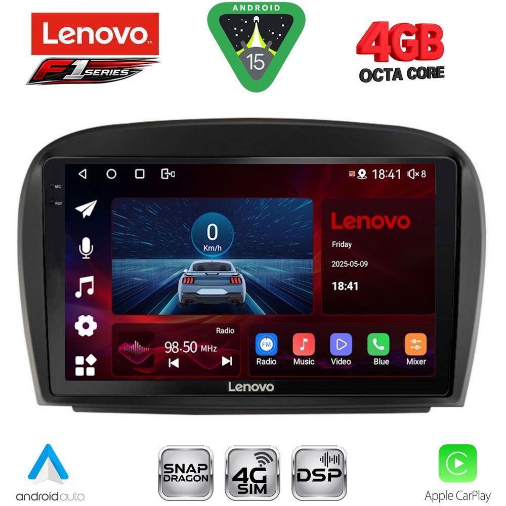 LENOVO SSQ 9427_CPA (9inc) MULTIMEDIA TABLET for MERCEDES SL (R230) FACELIFT mod. 2006-2012