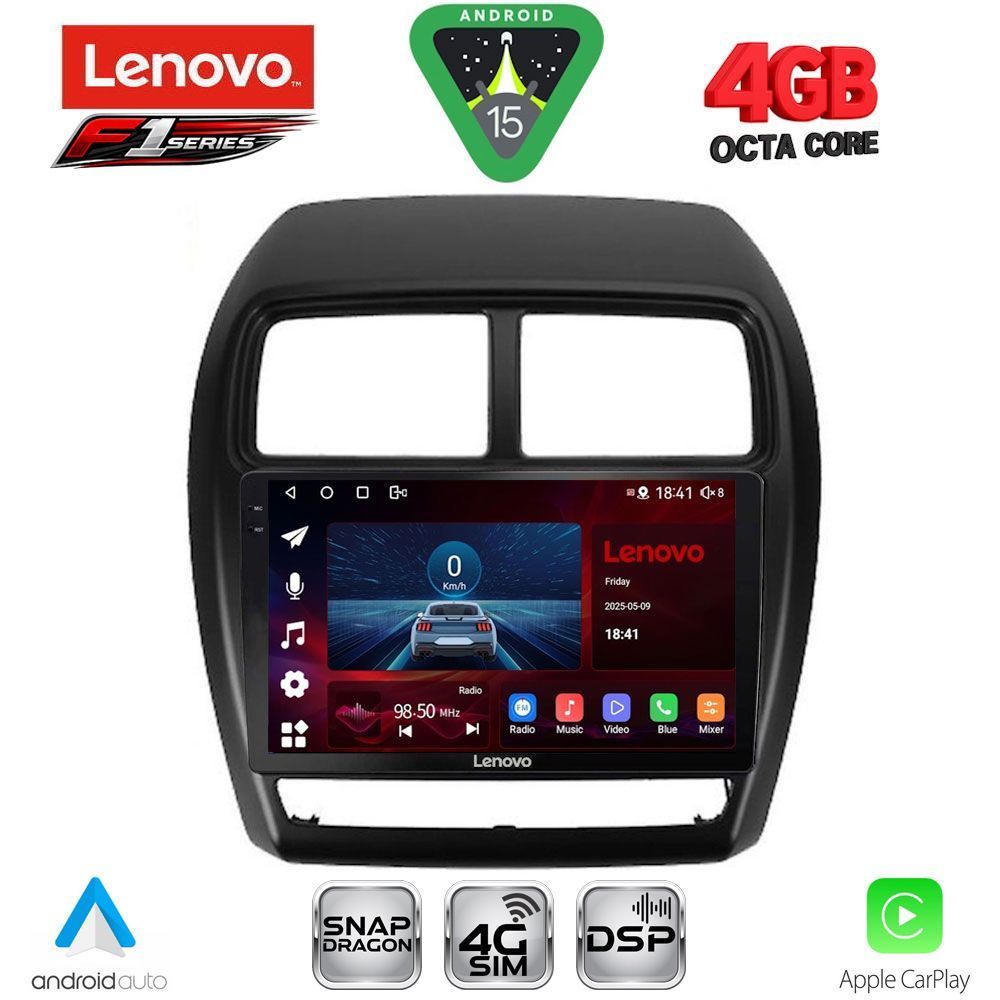 LENOVO SSQ 9431_CPA (9inc) MULTIMEDIA TABLET for MITSUBISHI ASX mod. 2020-2023