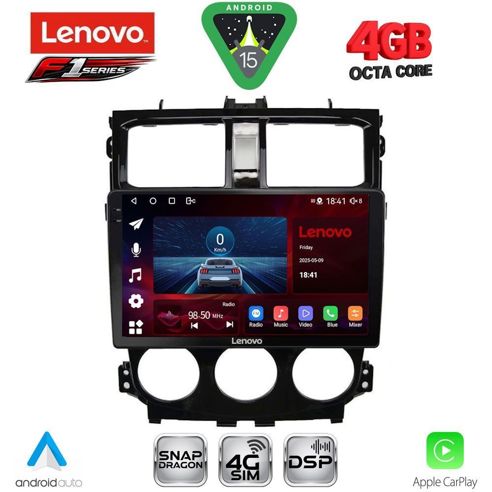 LENOVO SSQ 9435_CPA (9inc) MULTIMEDIA TABLET for MITSUBISHI COLT mod. 2013-2023