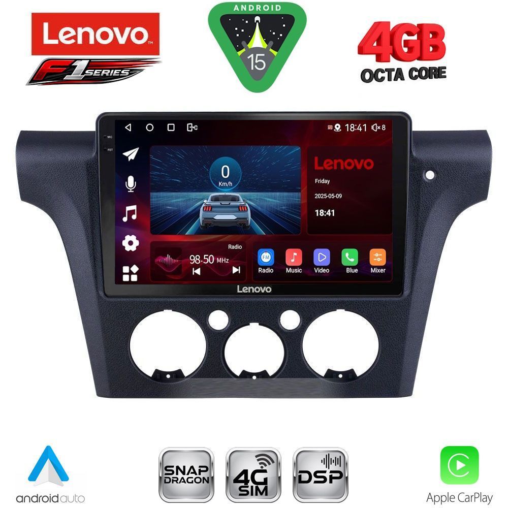 LENOVO SSQ 9441_CPA CLIMA (10inc) MULTIMEDIA TABLET for MITSUBISHI OUTLANDER mod. 2001-2005 with CLIMA