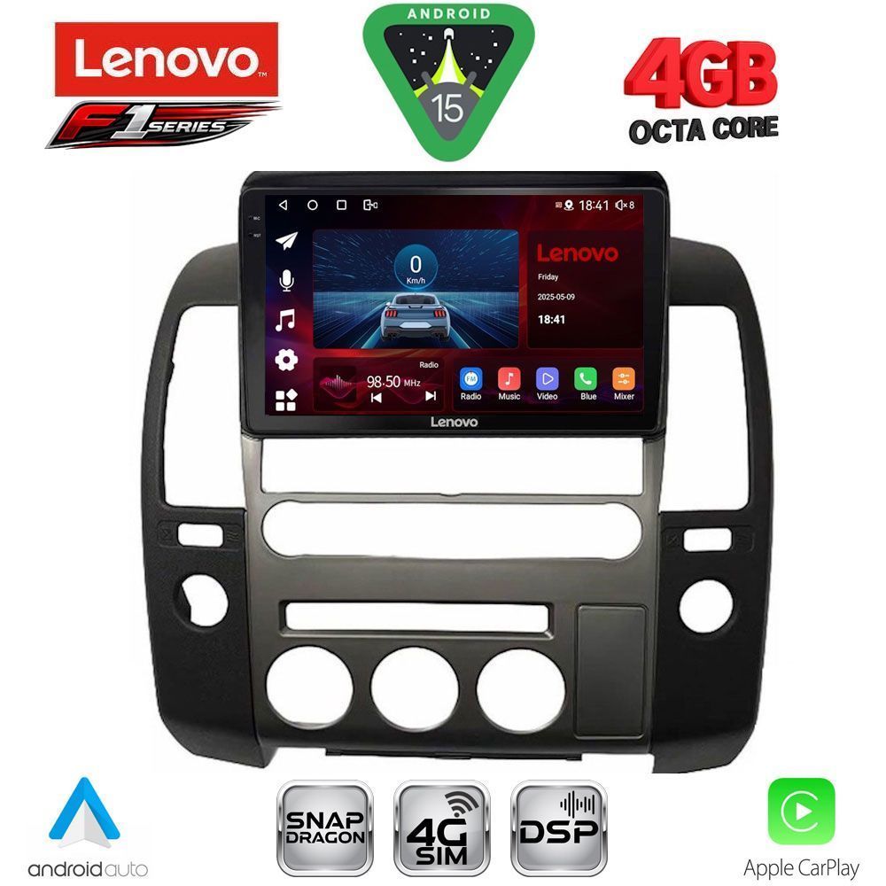LENOVO SSQ 9454_CPA (ORIG.NAVI) (9inc) MULTIMEDIA TABLET for NISSAN NAVARA D40 mod. 2006-2011 με Original Navi