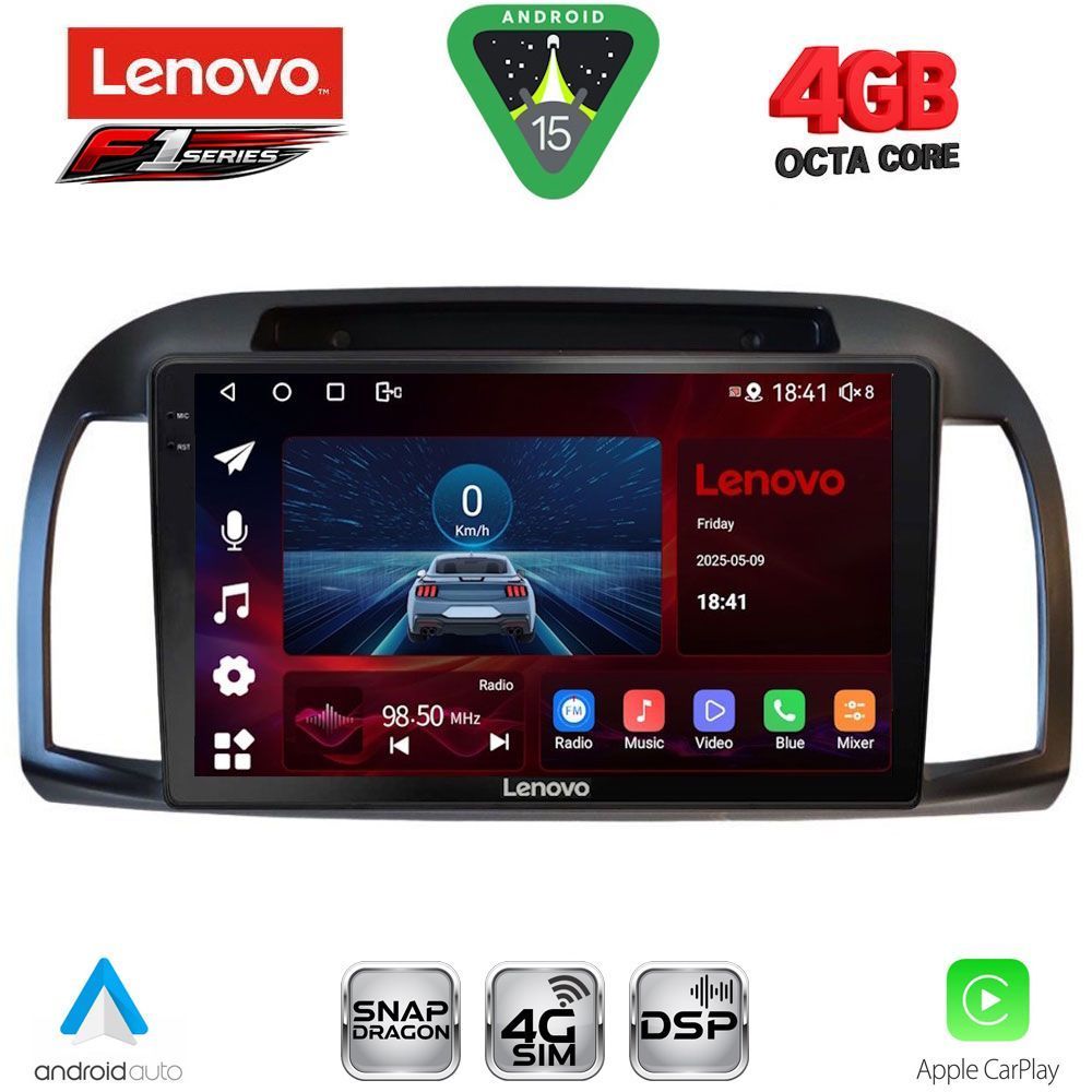 LENOVO SSQ 9457BL_CPA (9inc) MULTIMEDIA TABLET for NISSAN MICRA K12 mod. 2002-2010 (BLACK)