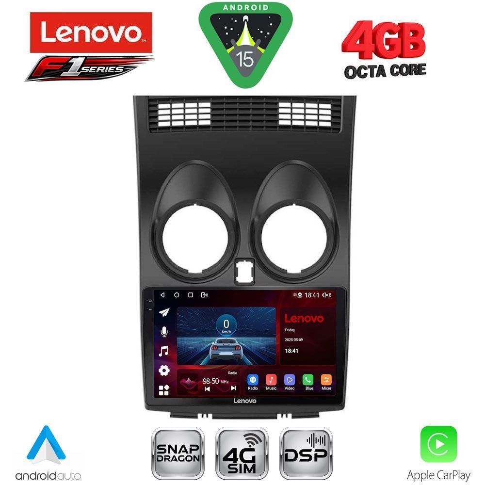 LENOVO SSQ 9466_CPA (9inc) MULTIMEDIA TABLET for NISSAN QASHQAI mod. 2007-2014