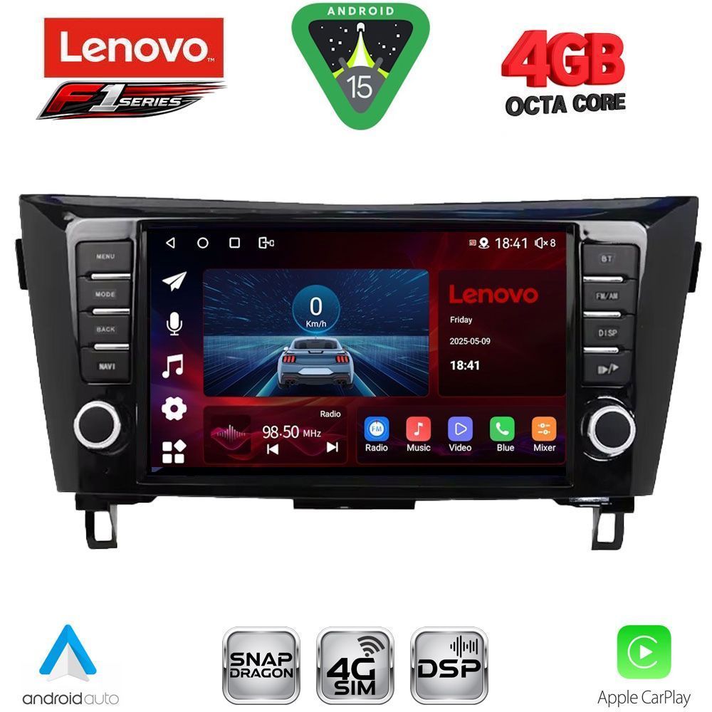 LENOVO SSQ 9467_CPA (9inc) MULTIMEDIA TABLET for NISSAN QASHQAI - XTRAIL mod. 2014-2021