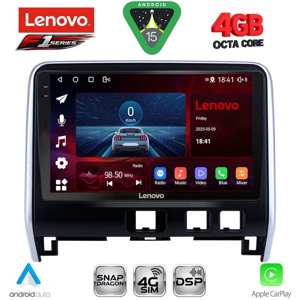 LENOVO SSQ 9471_CPA (10inc) MULTIMEDIA TABLET for NISSAN SERENA mod. 2016-2022