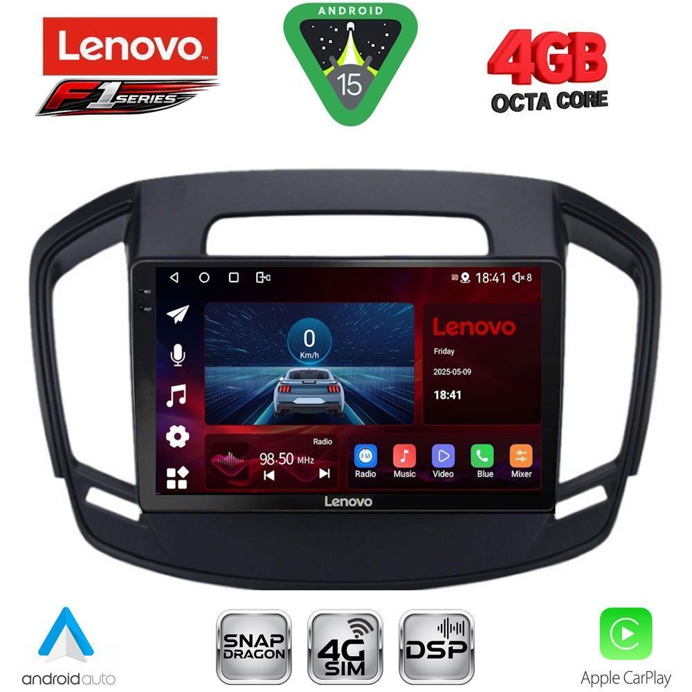 LENOVO SSQ 9492_CPA (9inc) MULTIMEDIA TABLET for OPEL INSIGNIA mod.2014-2017