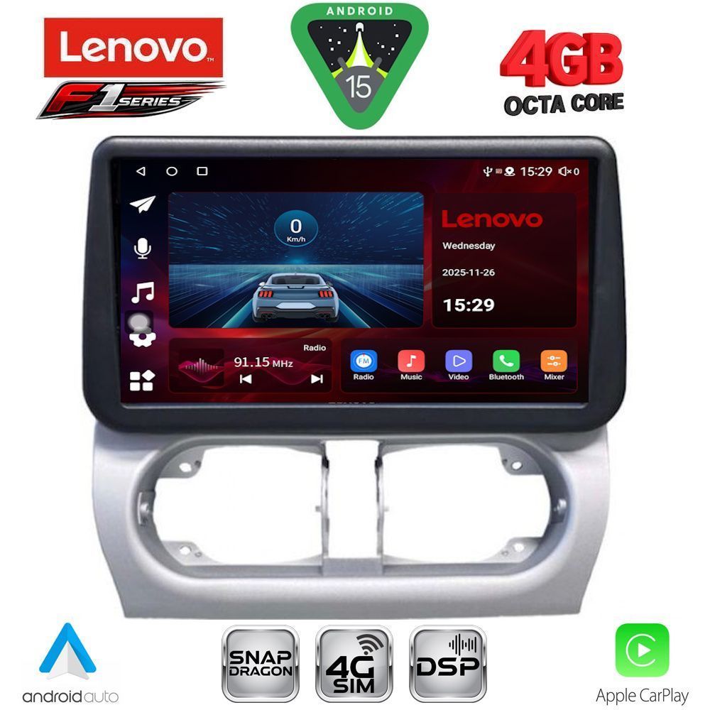 LENOVO SSQ 9500_CPA (9inc) MULTIMEDIA TABLET for OPEL CORSA C mod 2000-2006 - TIGRA mod. 2004-2009
