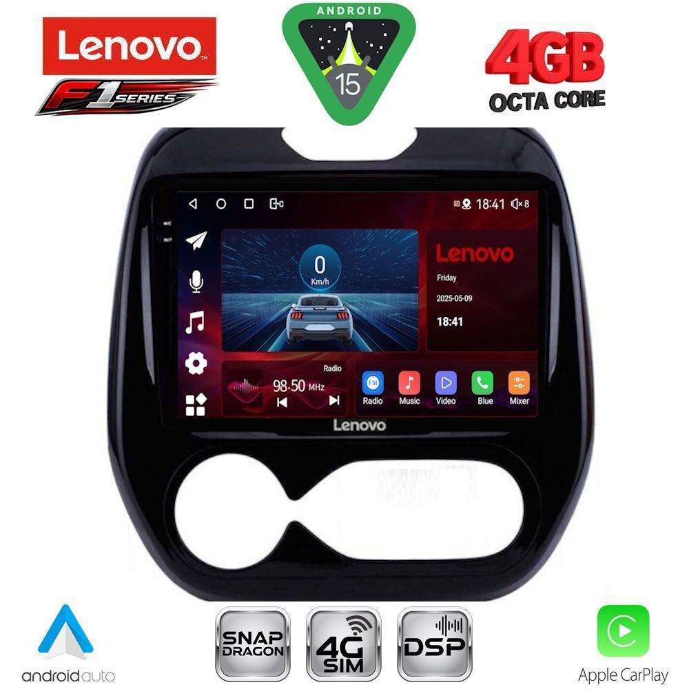 LENOVO SSQ 9542_CPA (9inc) MULTIMEDIA TABLET for RENAULT CAPTUR mod. 2013-2019