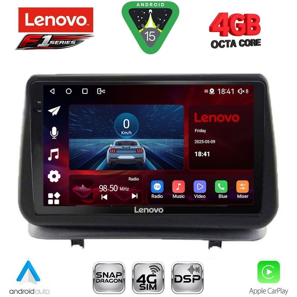LENOVO SSQ 9543_CPA (9inc) MULTIMEDIA TABLET for RENAULT CLIO mod. 2005-2011