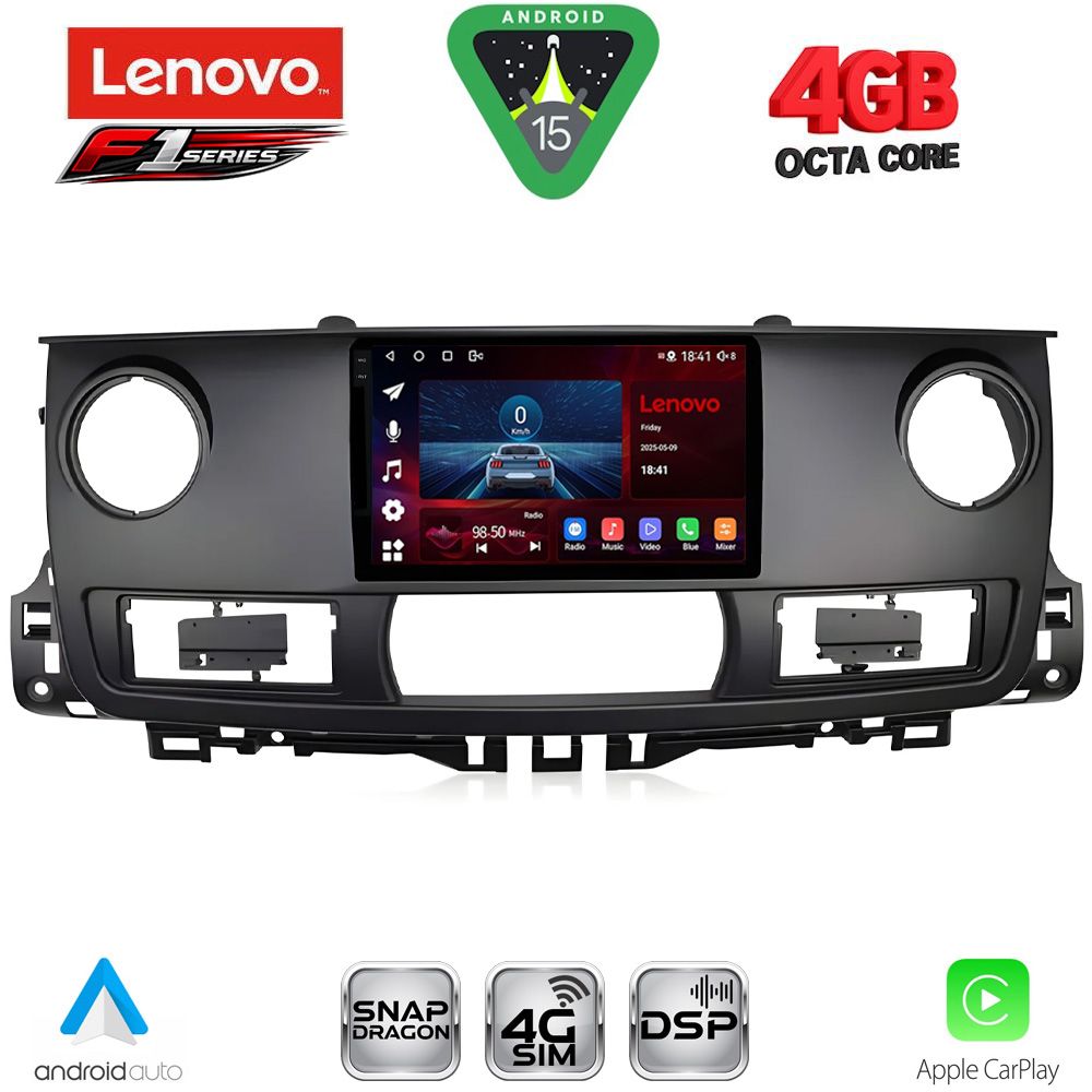 LENOVO SSQ 9554_CPA (9inc) MULTIMEDIA TABLET for RENAULT MASTER mod. 2003-2010