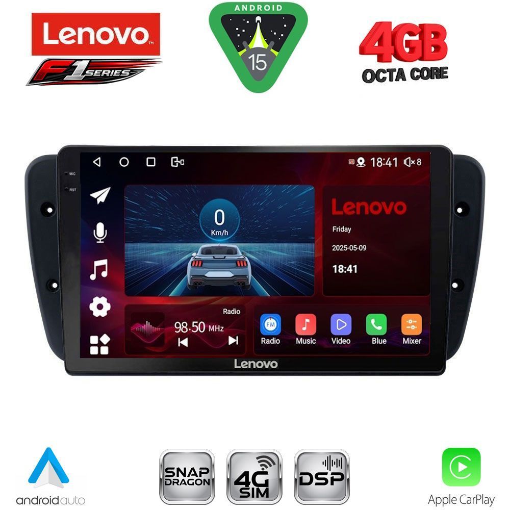 LENOVO SSQ 9571_CPA (9inc) MULTIMEDIA TABLET for SEAT IBIZA mod. 2008-2015