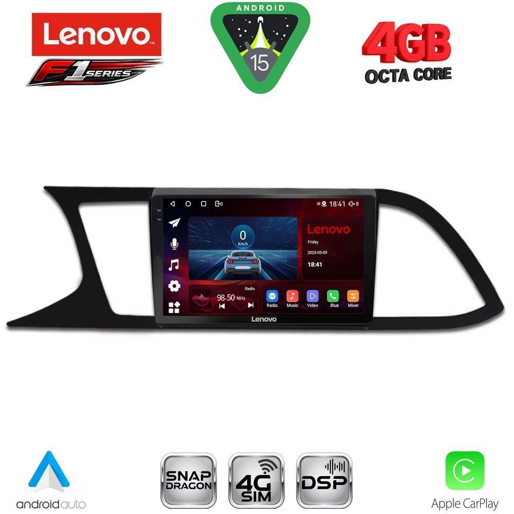 LENOVO SSQ 9575_CPA (9inc) MULTIMEDIA TABLET for SEAT LEON mod. 2012-2021