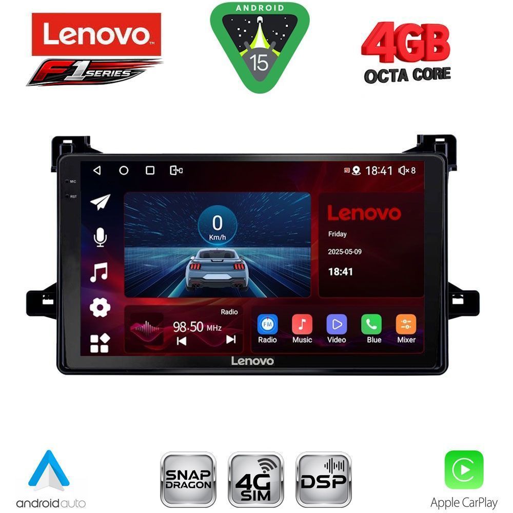 LENOVO SSQ 9727_CPA (9inc) MULTIMEDIA TABLET for TOYOTA PRIUS mod. 2016-2020