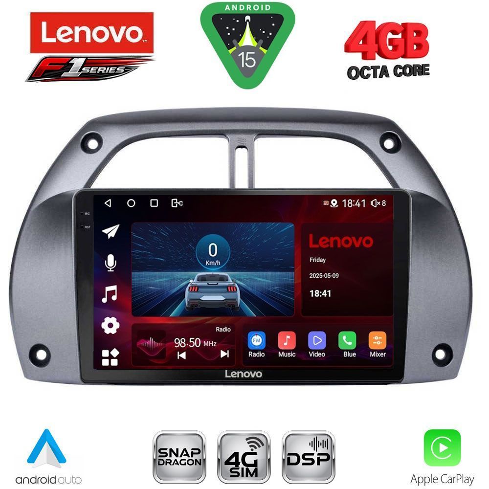 LENOVO SSQ 9730_CPA A/C (9inc) MULTIMEDIA TABLET for TOYOTA RAV 4 mod. 2000-2006