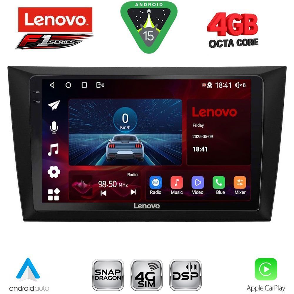 LENOVO SSQ 9746_CPA (9inc) MULTIMEDIA TABLET for GOLF 6 mod. 2009-2012