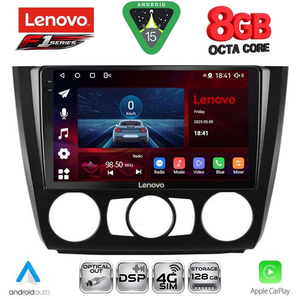 LENOVO SSR 10040_CPA A/C (9inc) MULTIMEDIA TABLET for BMW S.1 E81-82-87-88 mod. 2004-2013