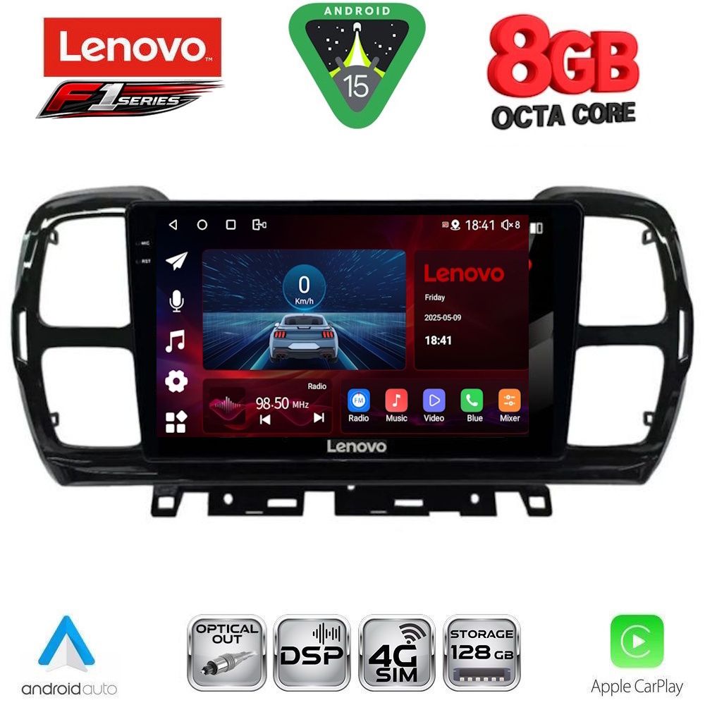 LENOVO SSR 10088_CPA (9inc) MULTIMEDIA TABLET for CITROEN C5 AIRCROSS mod. 2017-2021