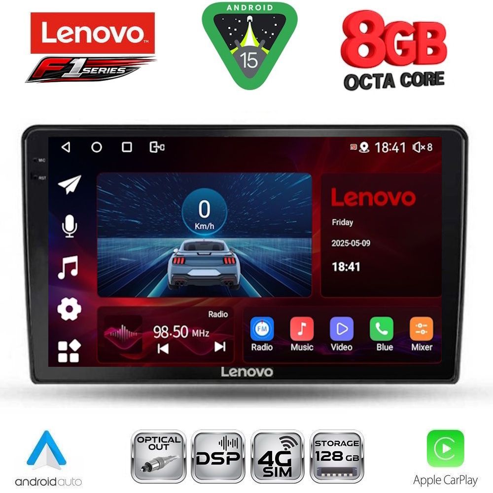 LENOVO SSR 10103B_CPA (9inc) MULTIMEDIA TABLET for DACIA DUSTER mod. 2012-2019