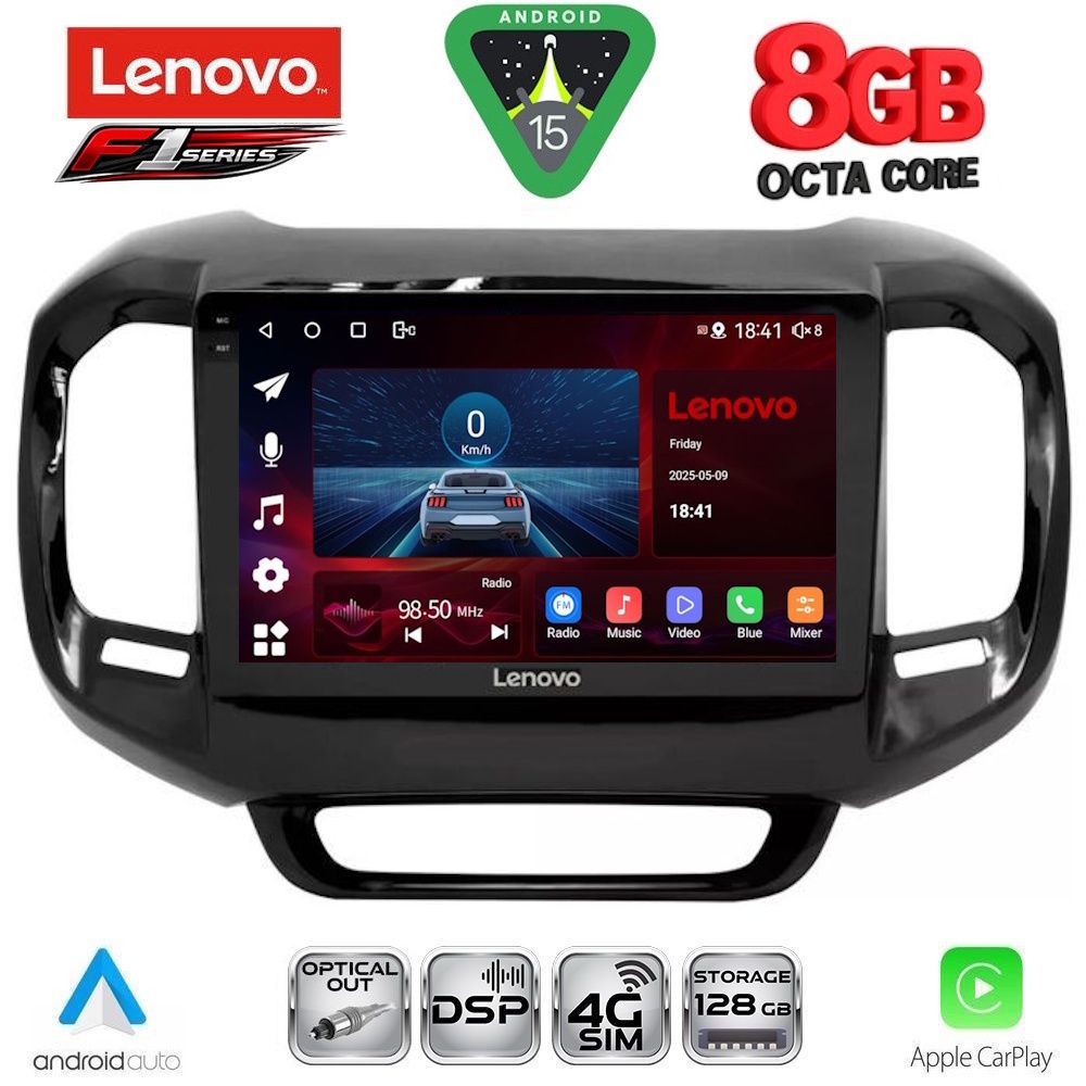 LENOVO SSR 10127_CPA (9inc) MULTIMEDIA TABLET for FIAT TORO mod. 2017-2026