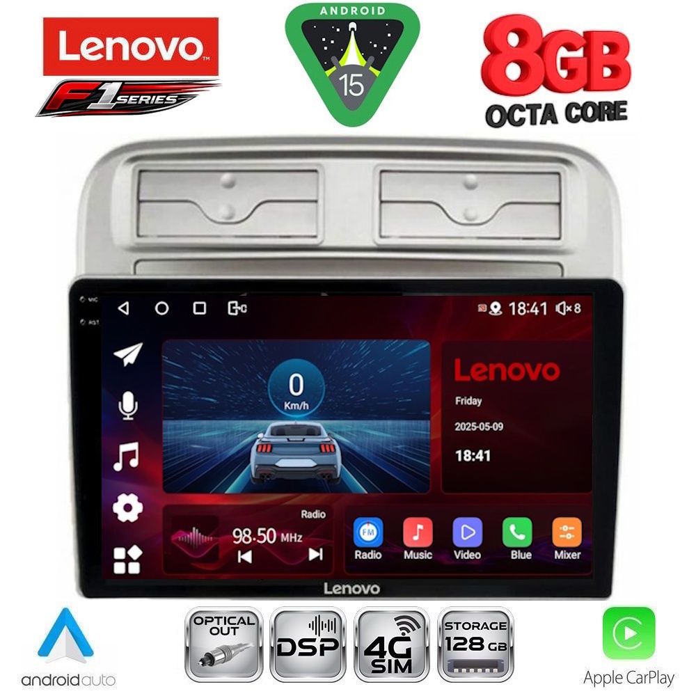 LENOVO SSR 10128_CPA (9inc) MULTIMEDIA TABLET for FIAT GRANDE PUNTO mod. 2005-2012
