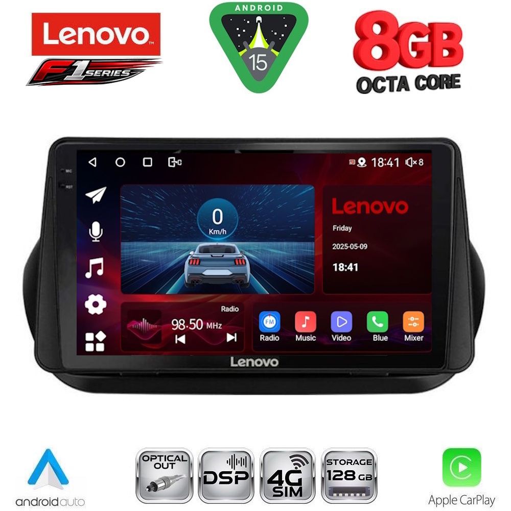 LENOVO SSR 10142_CPA (9inc) MULTIMEDIA TABLET for CITROEN – FIAT – PEUGEOT mod. 2008-2018