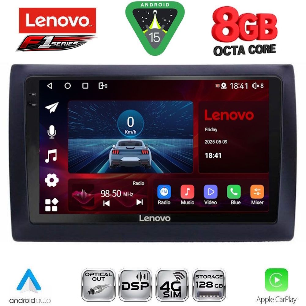 LENOVO SSR 10145_CPA (9inc) MULTIMEDIA TABLET for FIAT STILO mod. 2001-2007