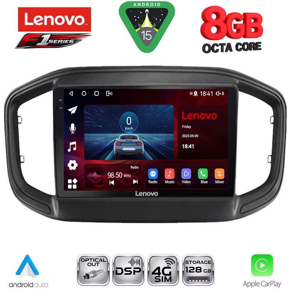 LENOVO SSR 10147_CPA (9inc) MULTIMEDIA TABLET for FIAT STRADA mod. 2020-2026