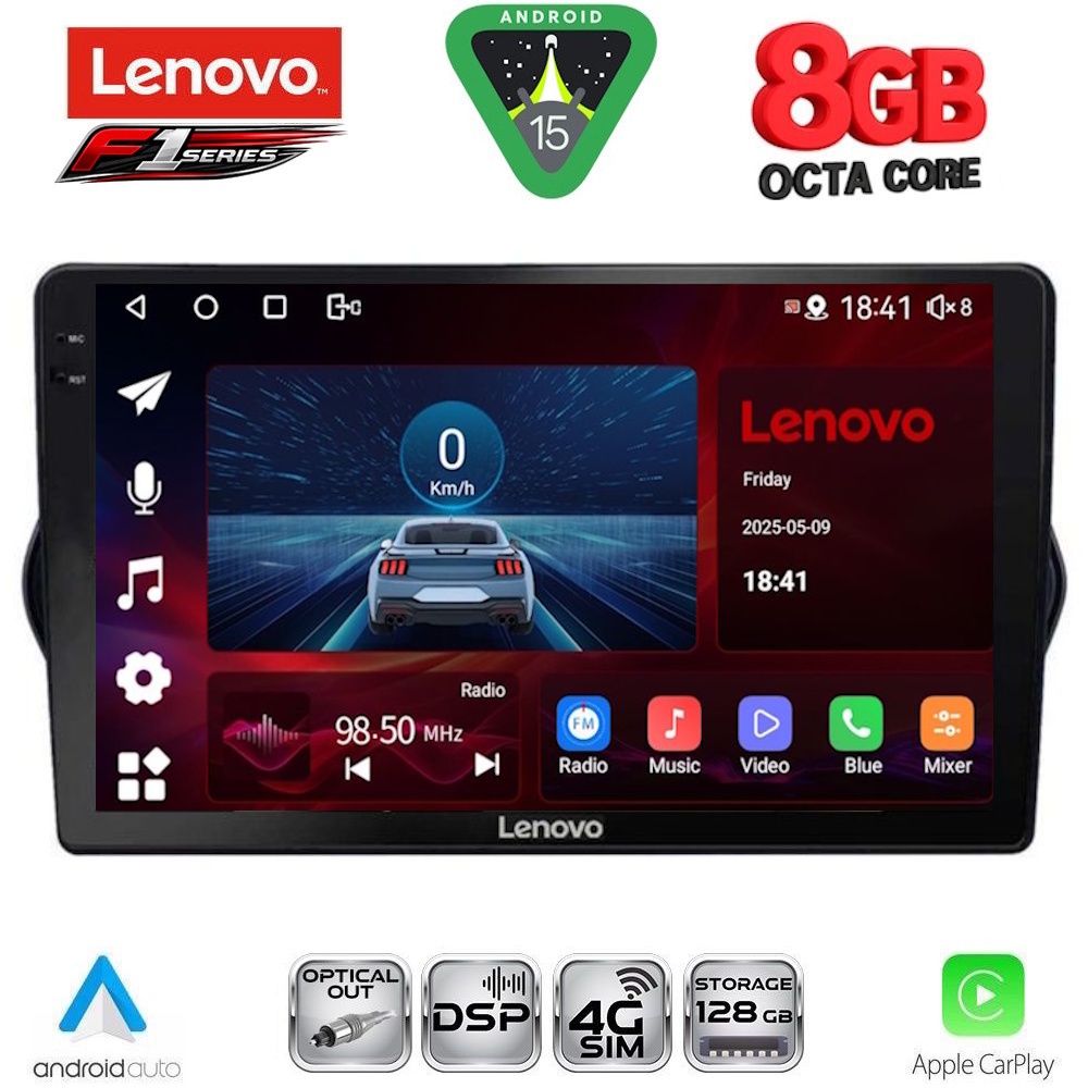 LENOVO SSR 10148_CPA (9inc) MULTIMEDIA TABLET for FIAT TIPO mod. 2015-2023