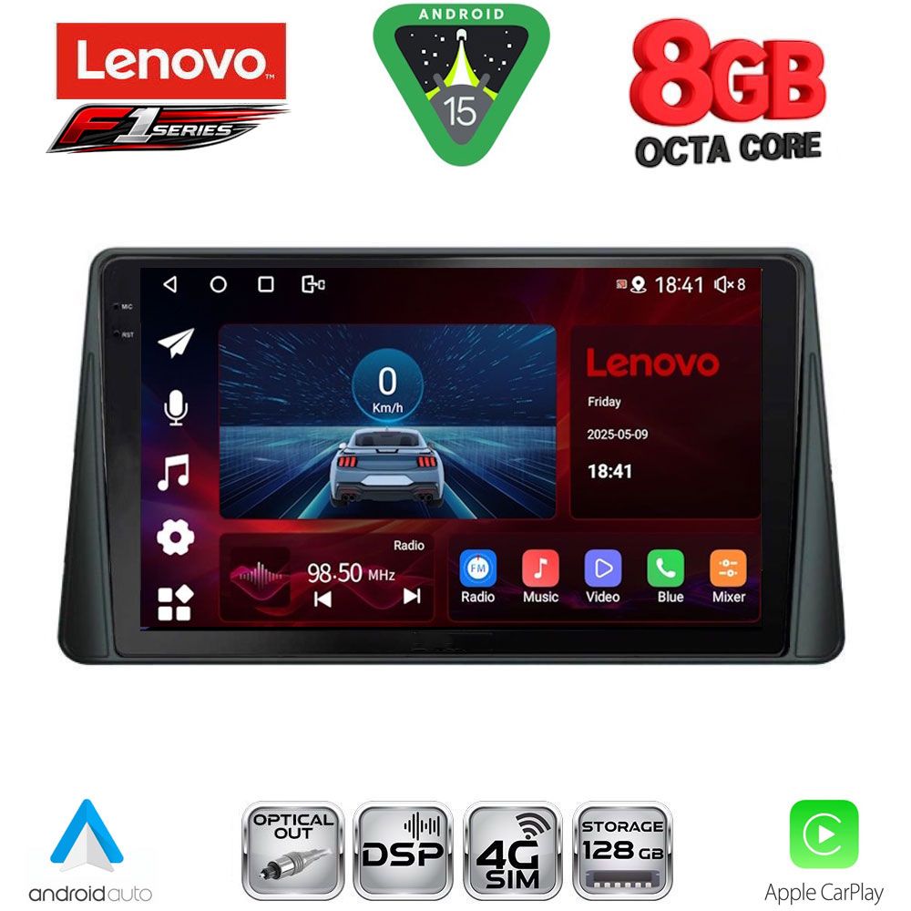 LENOVO SSR 10158_CPA (9inc) MULTIMEDIA TABLET for FORD FOCUS mod. 2019-2025