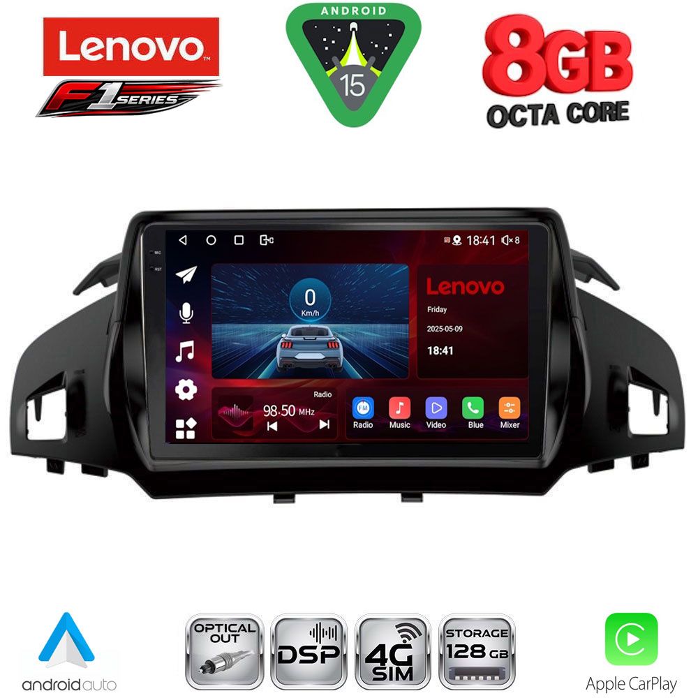 LENOVO SSR 10160_CPA (9inc) MULTIMEDIA TABLET for FORD KUGA mod. 2013-2019 – CMAX mod. 2011-2020