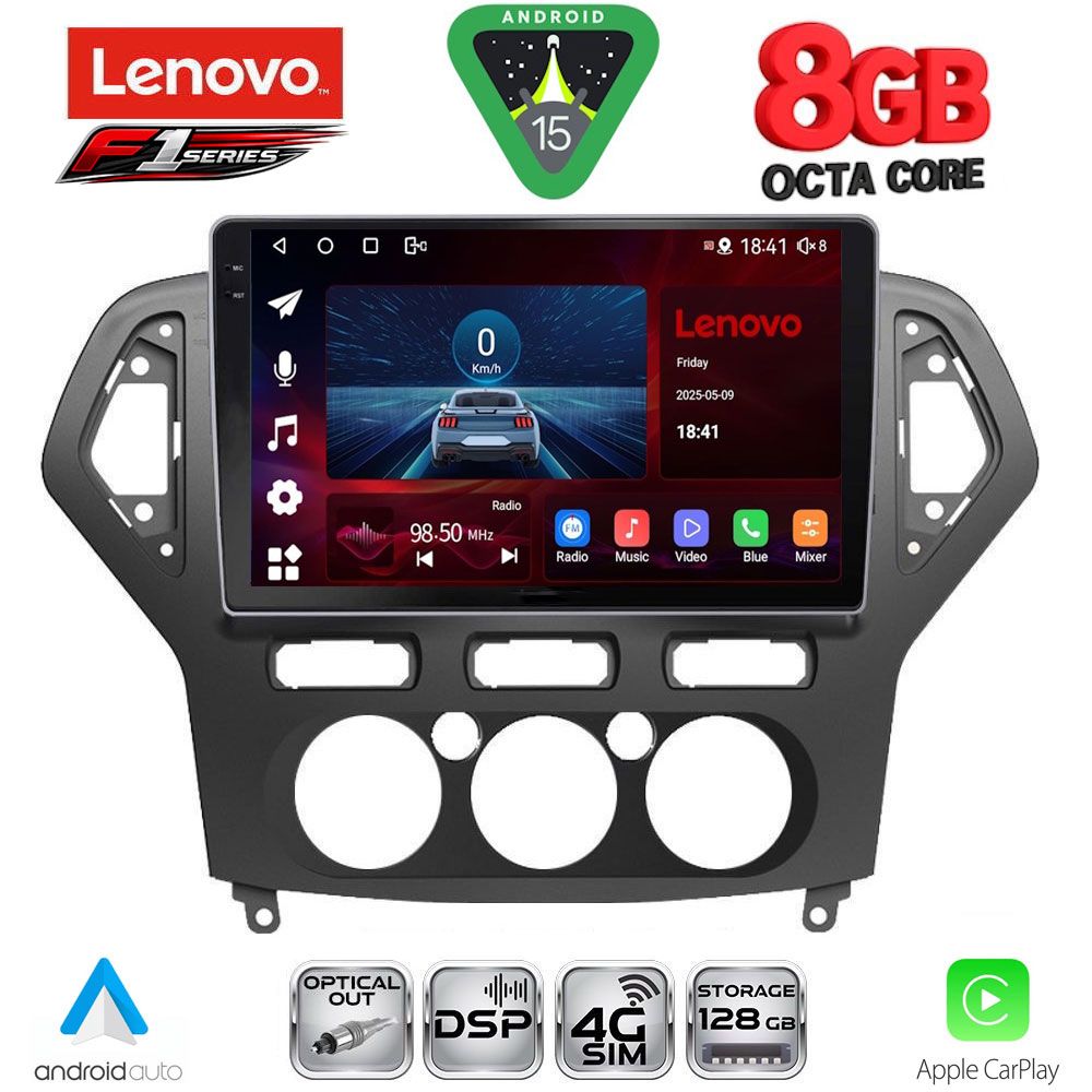 LENOVO SSR 10162_CPA A/C (10inc) MULTIMEDIA TABLET for FORD MONDEO mod. 2007-2011