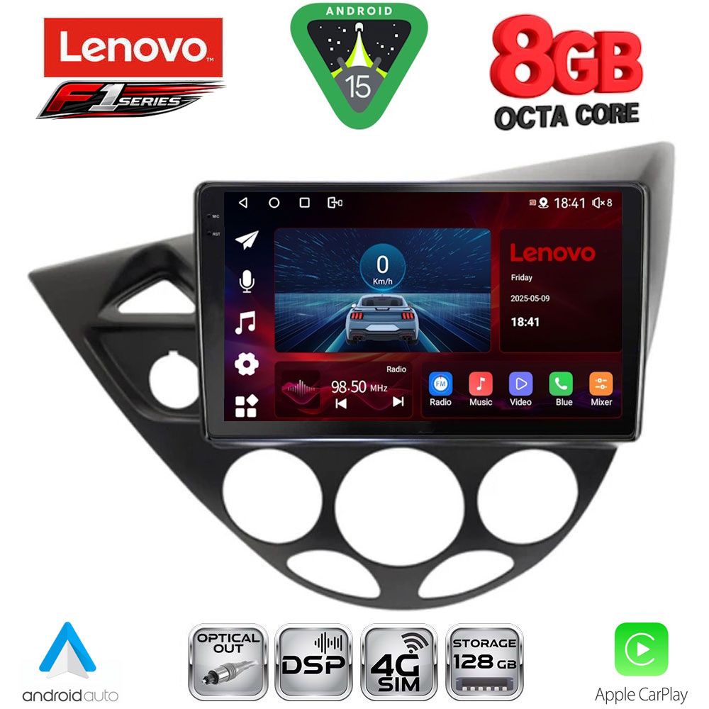LENOVO SSR 10169_CPA (9inc) MULTIMEDIA TABLET for FORD FOCUS mod. 1998-2004