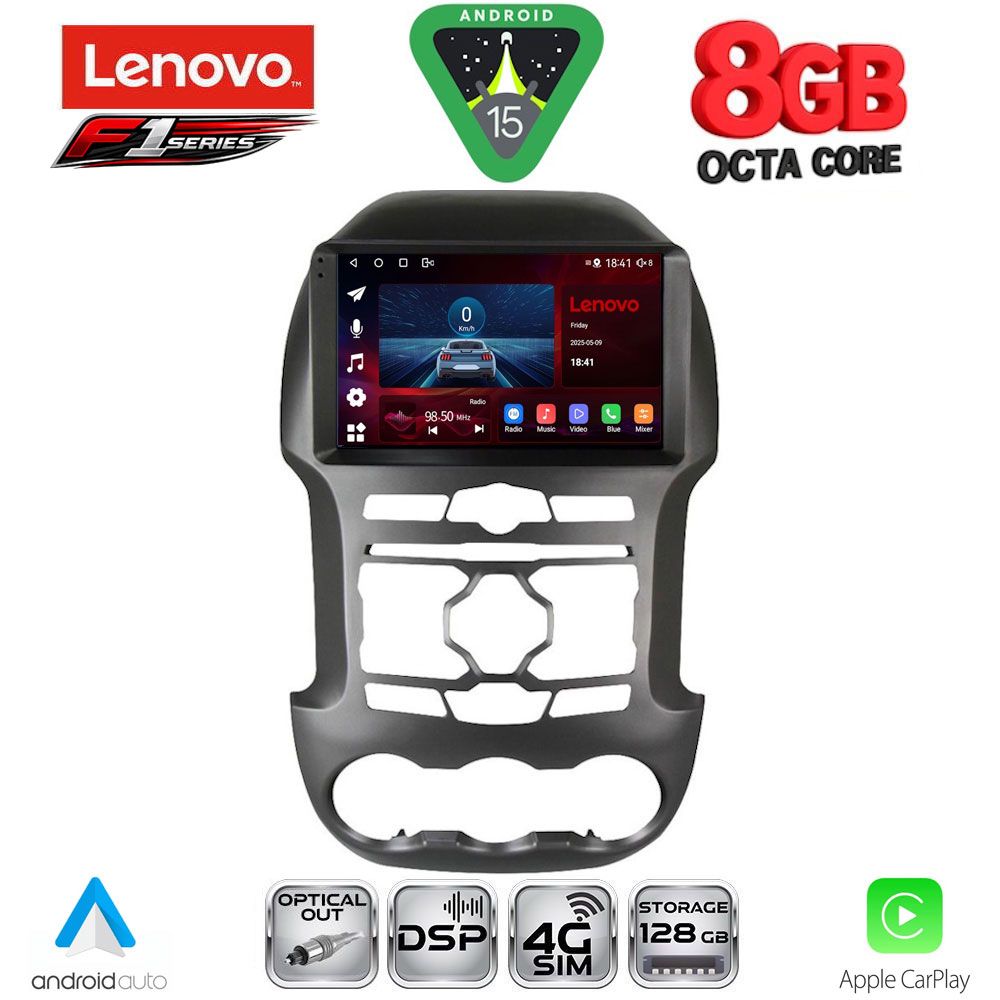 LENOVO SSR 10171S_CPA (9inc) MULTIMEDIA TABLET for FORD RANGER mod. 2011-2015