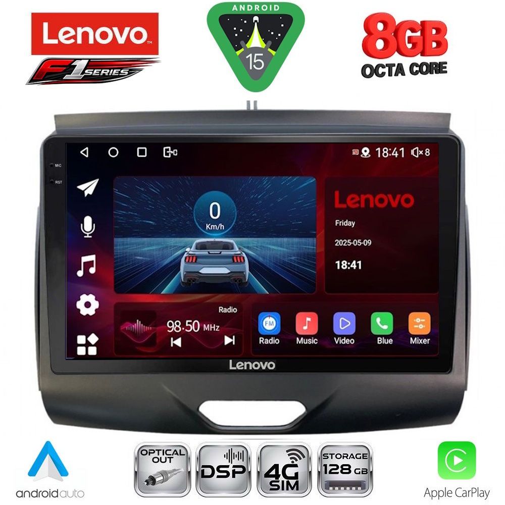LENOVO SSR 10172B_CPA (9inc) MULTIMEDIA TABLET for FORD RANGER mod. 2015-2018