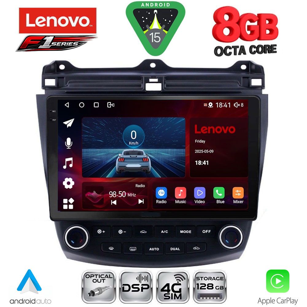 LENOVO SSR 10182_CPA (10inc) MULTIMEDIA TABLET for HONDA ACCORD mod. 2003-2007