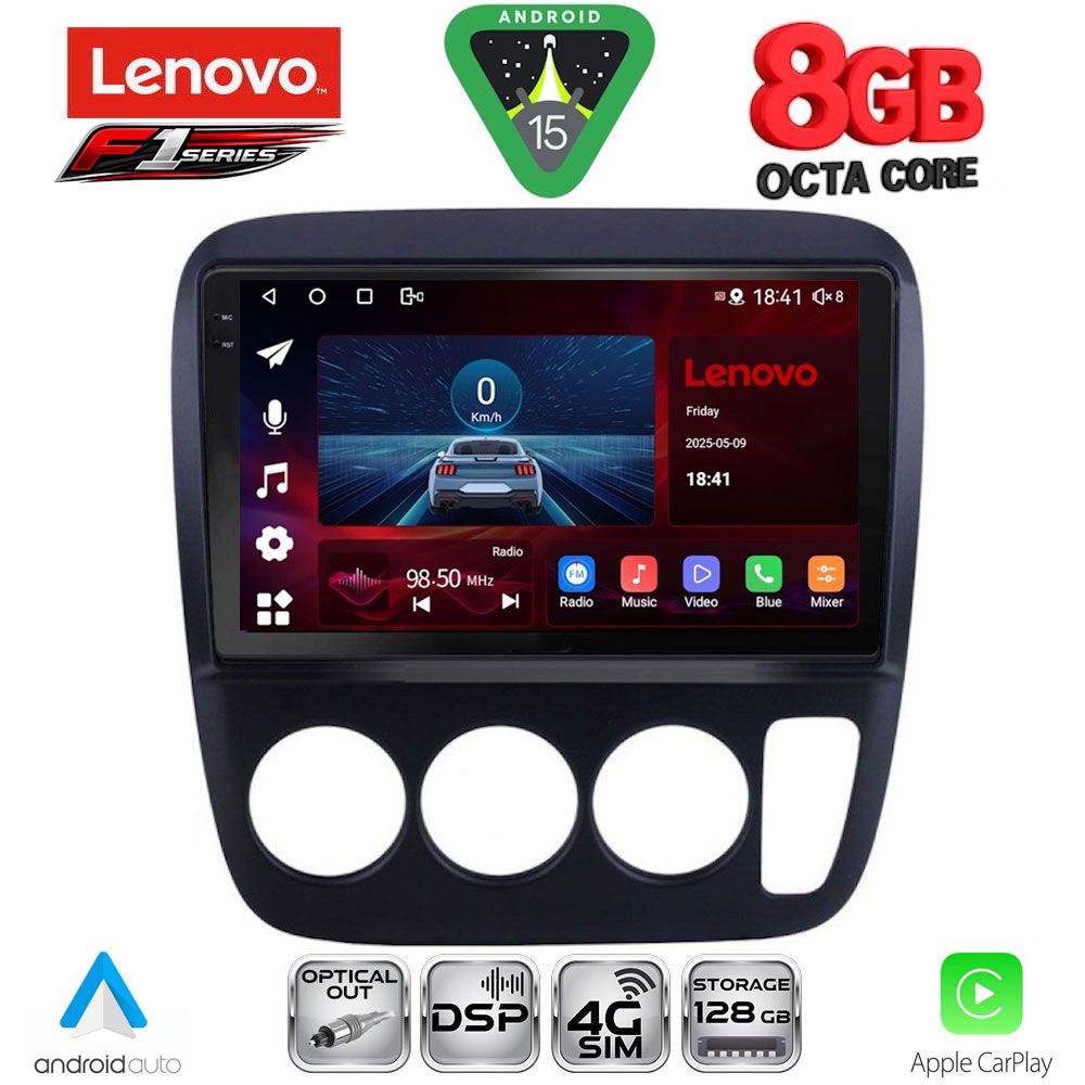 LENOVO SSR 10196_CPA A/C (9inc) MULTIMEDIA TABLET for HONDA CRV mod. 1996-2006