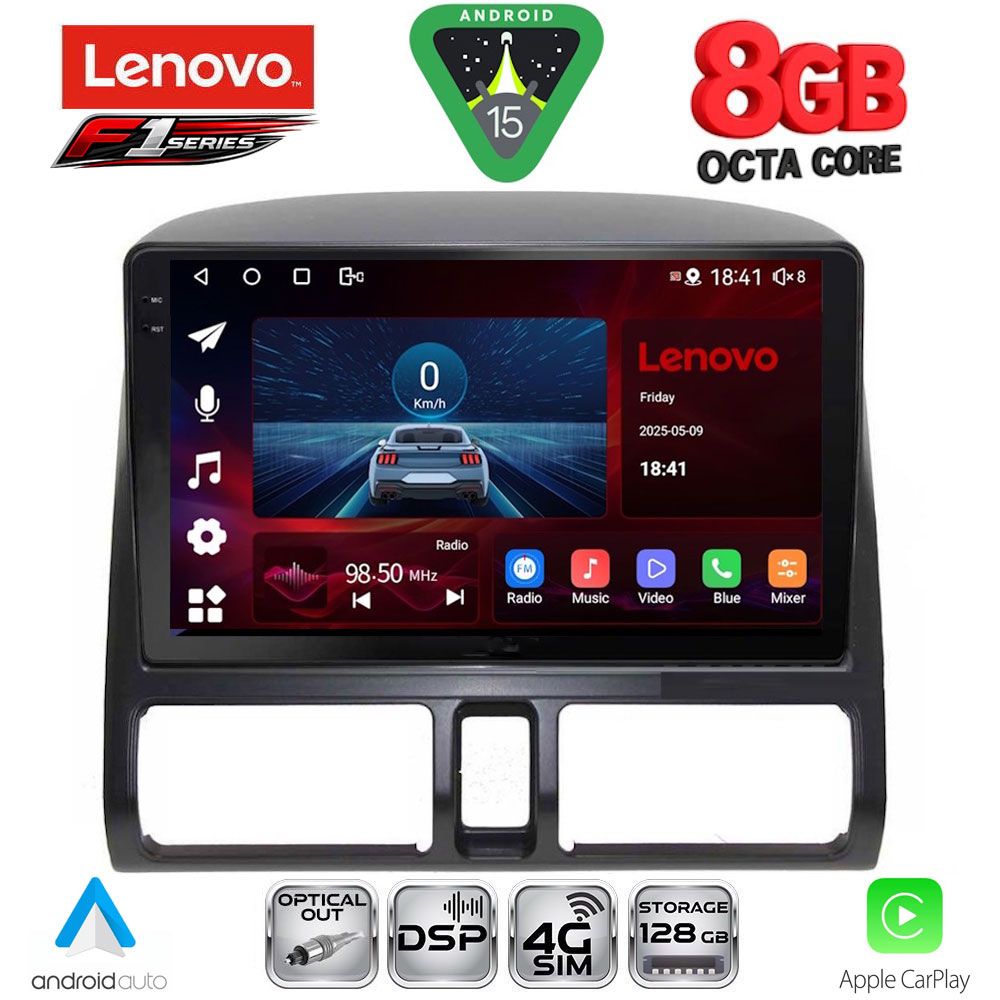 LENOVO SSR 10196_CPA CLIMA (9inc) MULTIMEDIA TABLET for HONDA CRV mod. 1996-2006