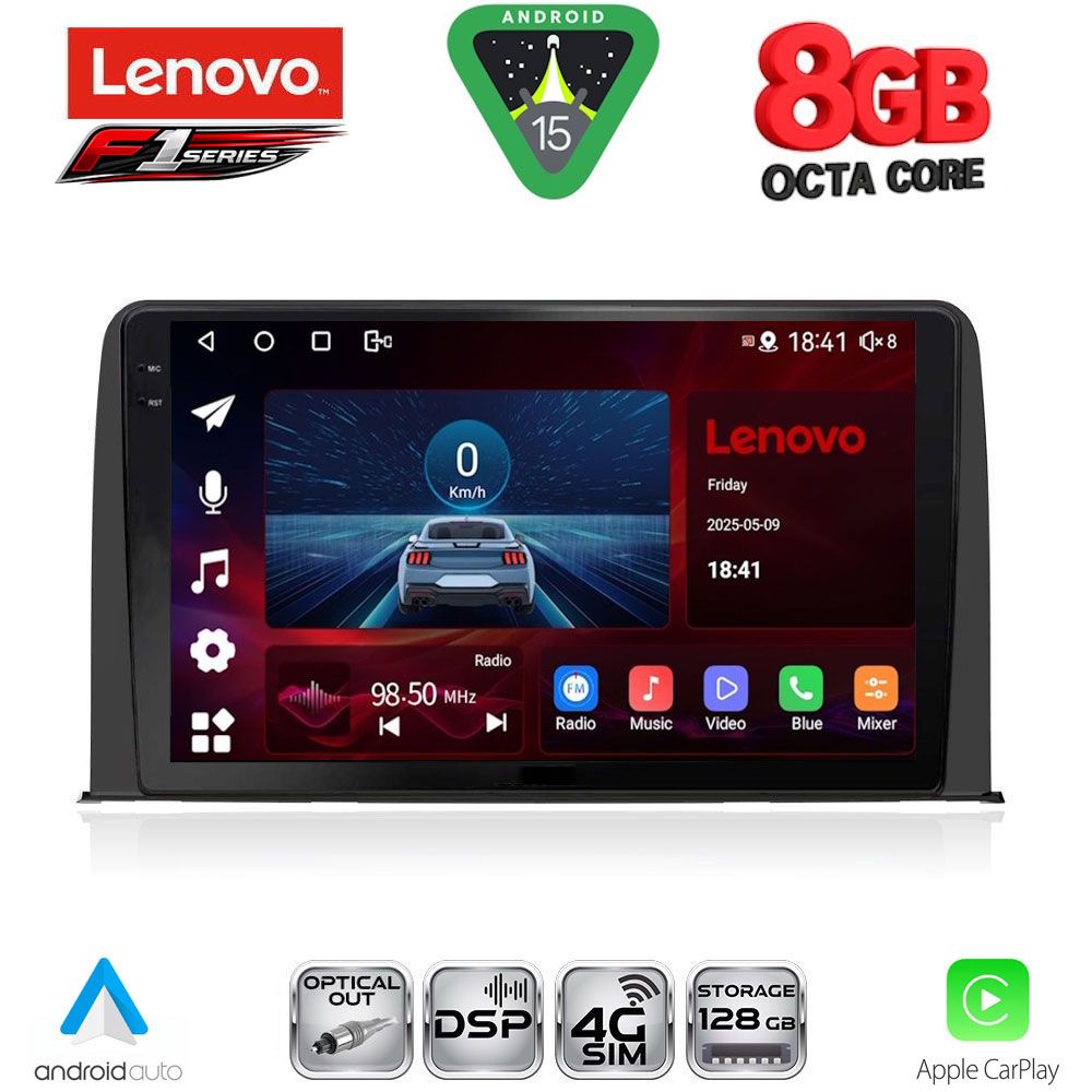 LENOVO SSR 10199_CPA (10inc) MULTIMEDIA TABLET for HONDA CRV mod. 2017-2023