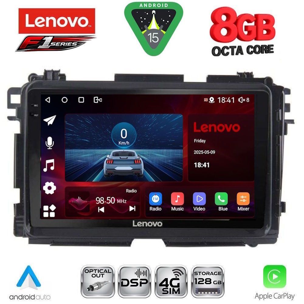 LENOVO SSR 10201_CPA (9inc) MULTIMEDIA TABLET for HONDA HRV mod. 2015-2021