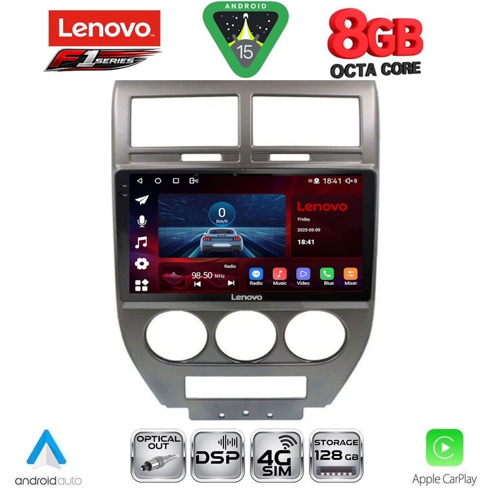 LENOVO SSR 10276_CPA (10inc) MULTIMEDIA TABLET for JEEP COMPASS - PATRIOT mod. 2007-2016