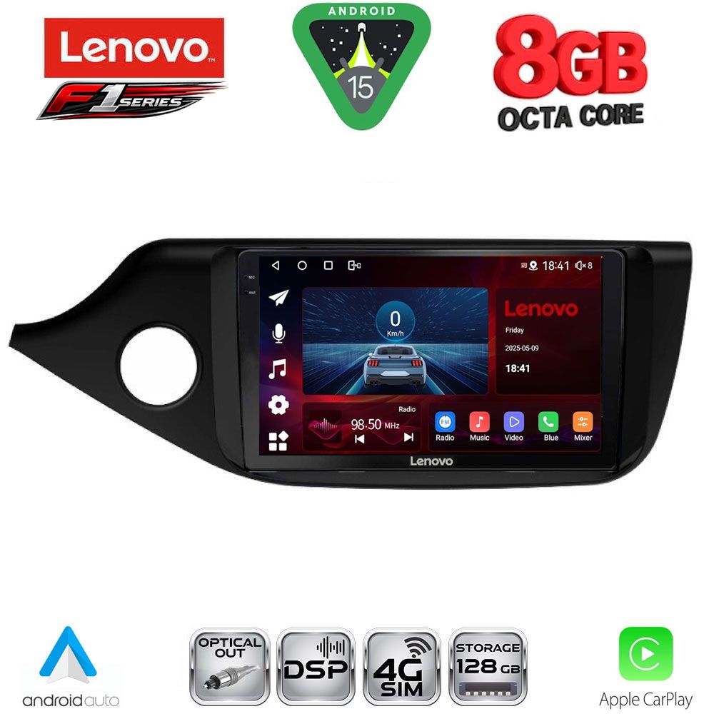 LENOVO SSR 10302_CPA (9inc) MULTIMEDIA TABLET for KIA CEED mod. 2012-2018