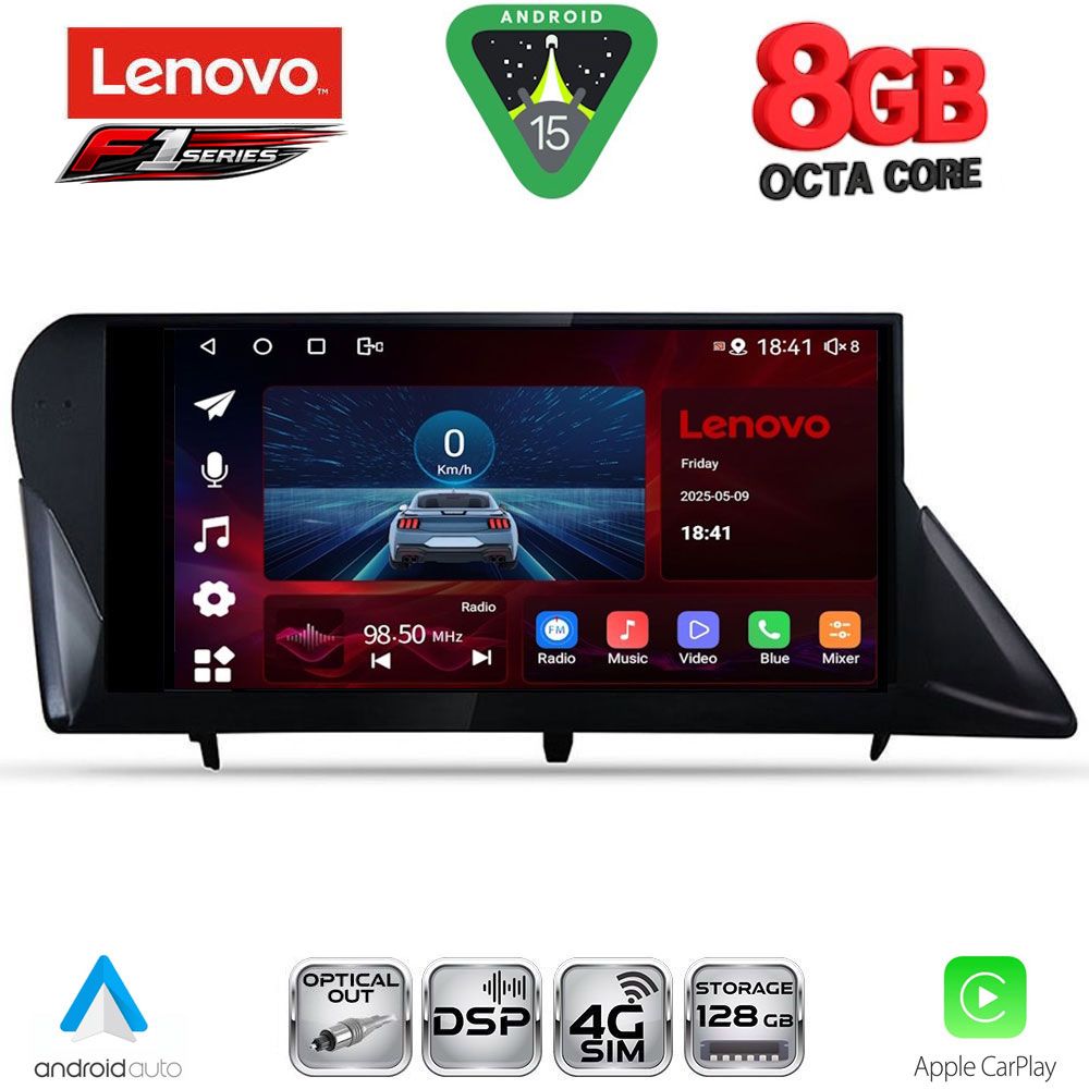 LENOVO SSR 10346_CPA (9inc) MULTIMEDIA TABLET for LEXUS RX mod. 2009-2014